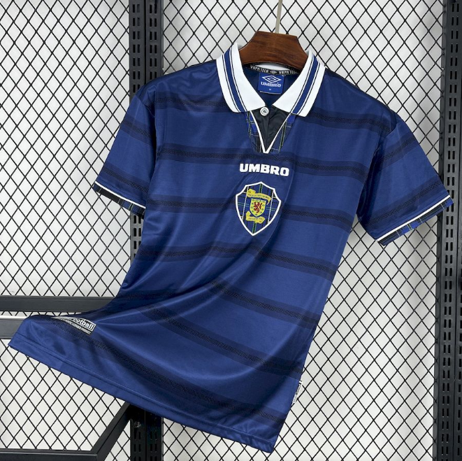 1998-2000 Scotland Retro Home Soccer Jersey Shirt